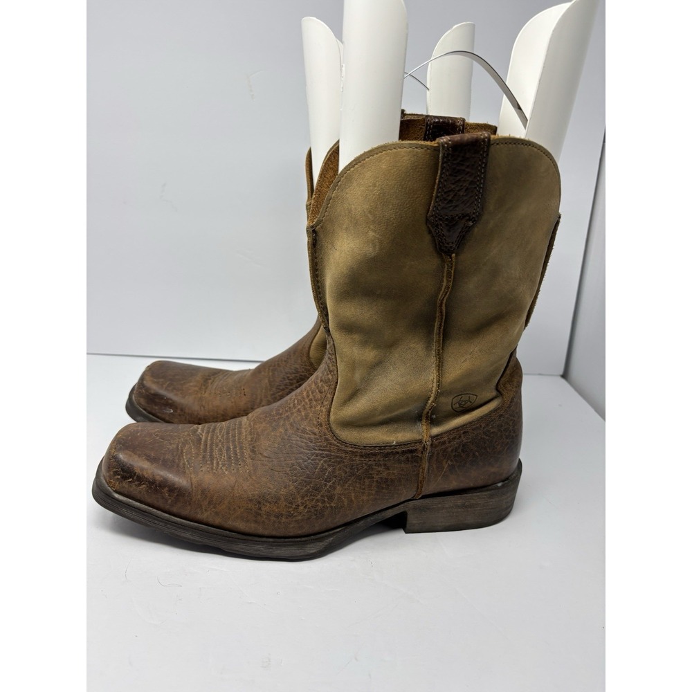 Ariat Rambler Men's 13D Earth Brown Bomber Western Square Toe Boots 10002317